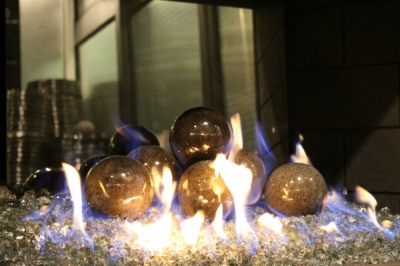 4 gray fireplace fireball